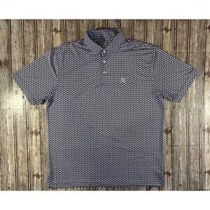 RHOBACK The sit performance golf polo shirt size L color purple multicolor